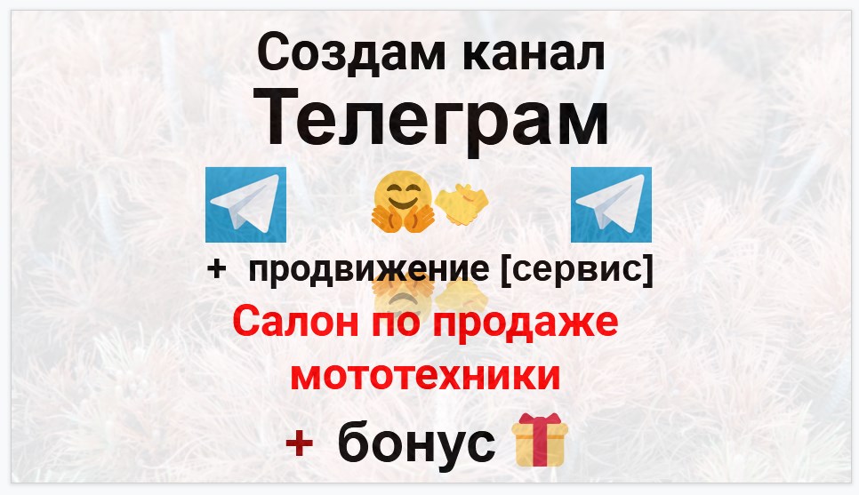 Сервис продвижения коммерции в Telegram - Мотосалон по продаже мототехники