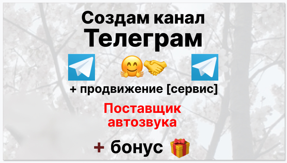 Сервис продвижения коммерции в Telegram - Поставщик автозвука