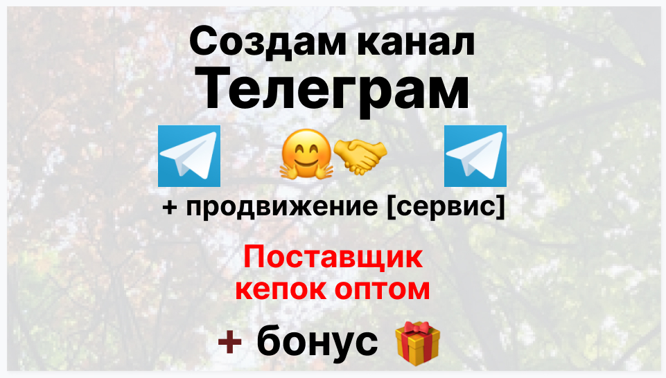 Сервис продвижения коммерции в Telegram - Торговая компания-поставщик кепок оптом