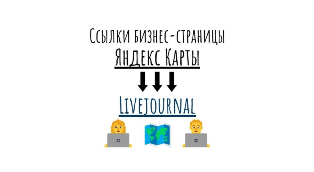 Ссылки на бизнес-карточку Яндекс Карты с Livejournal + текст +картинка